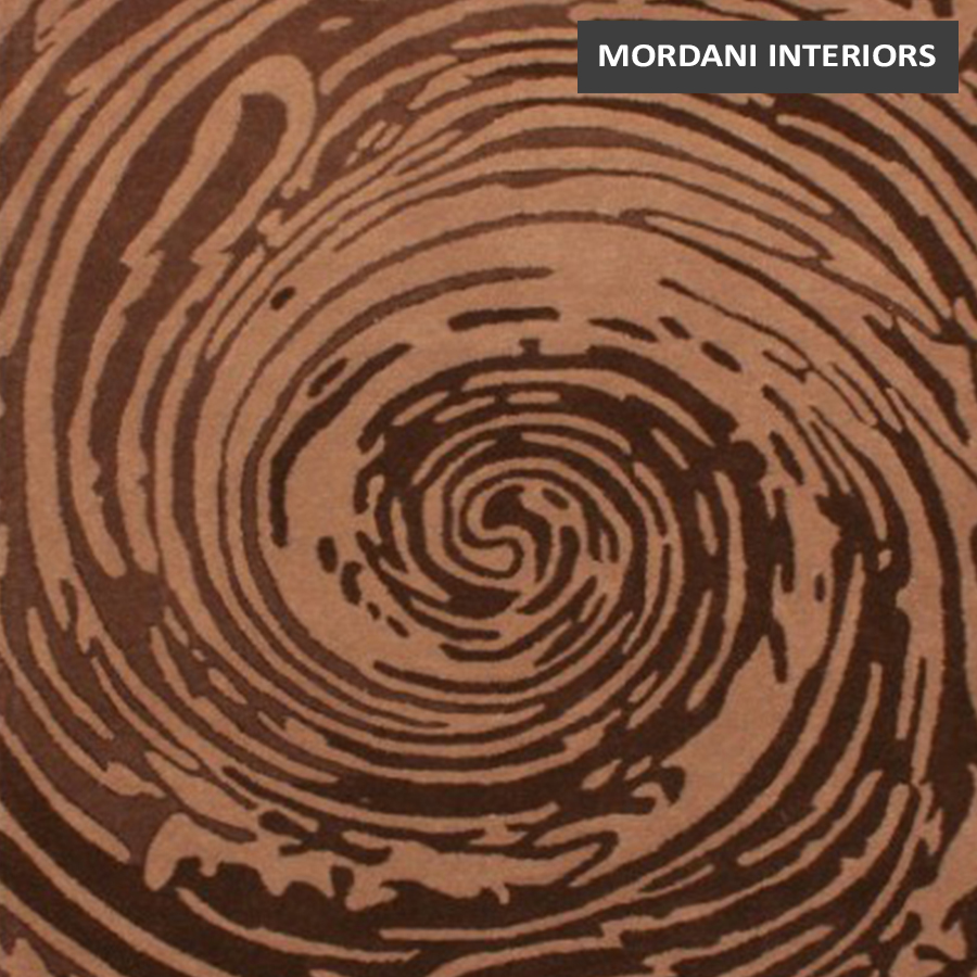 014-A Fantasy Brown Abstract Carpet Rugs